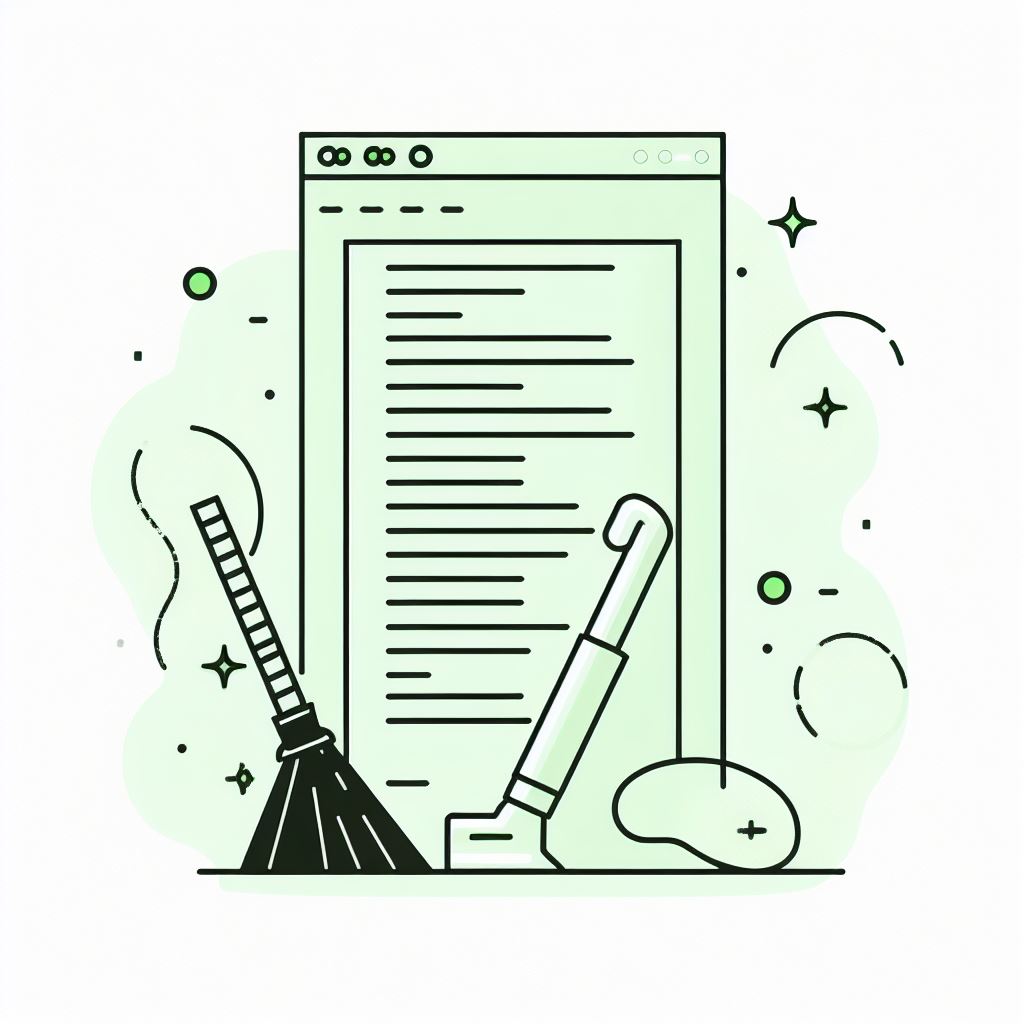 Illustration emphasizing code quality