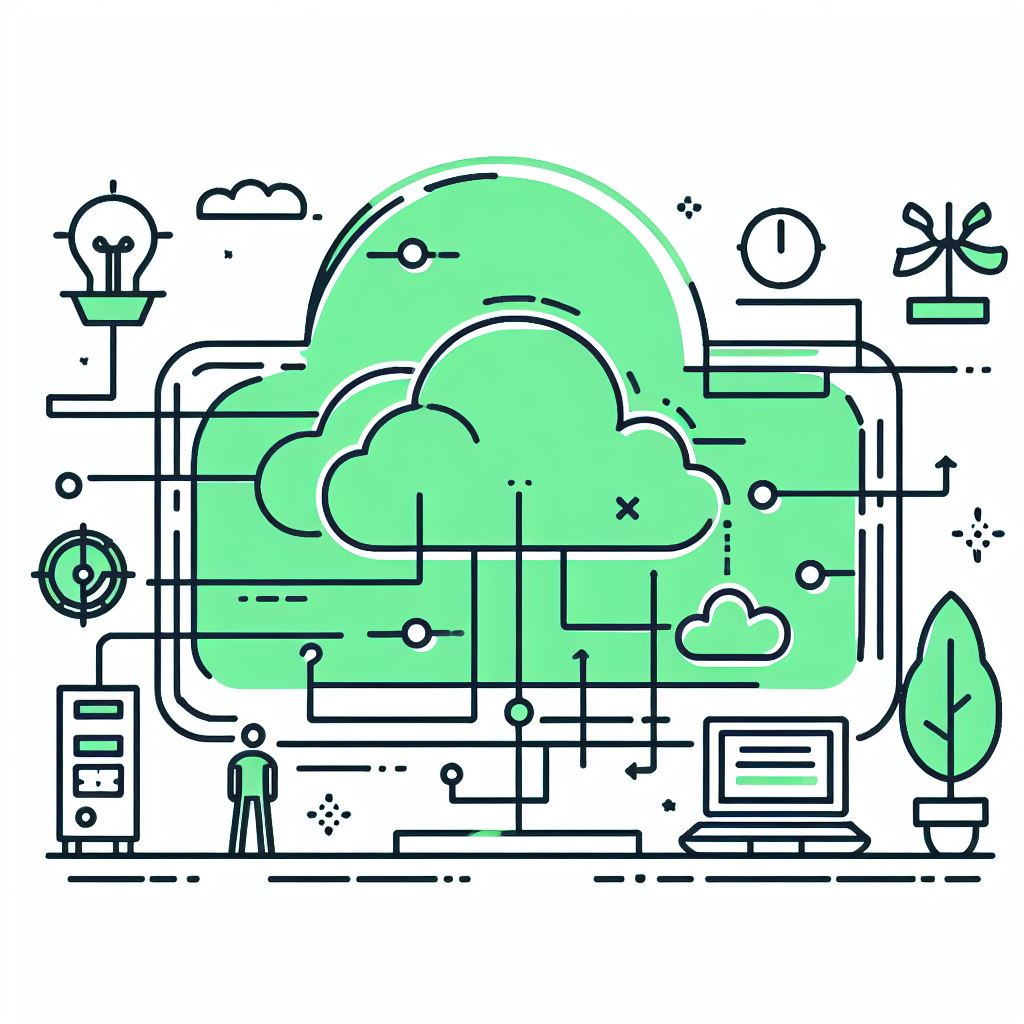 Illustration of cloud platforms